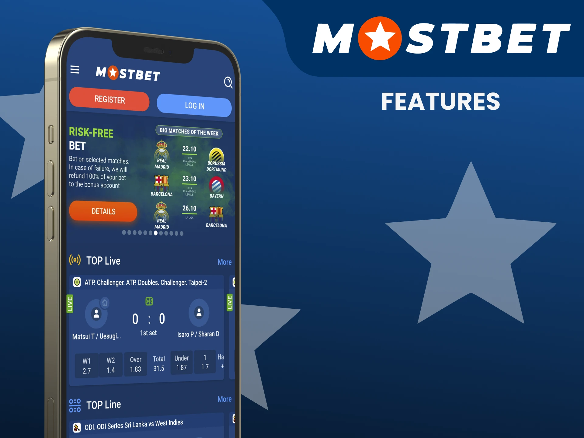 Explore the functionality of the Mostbet application.