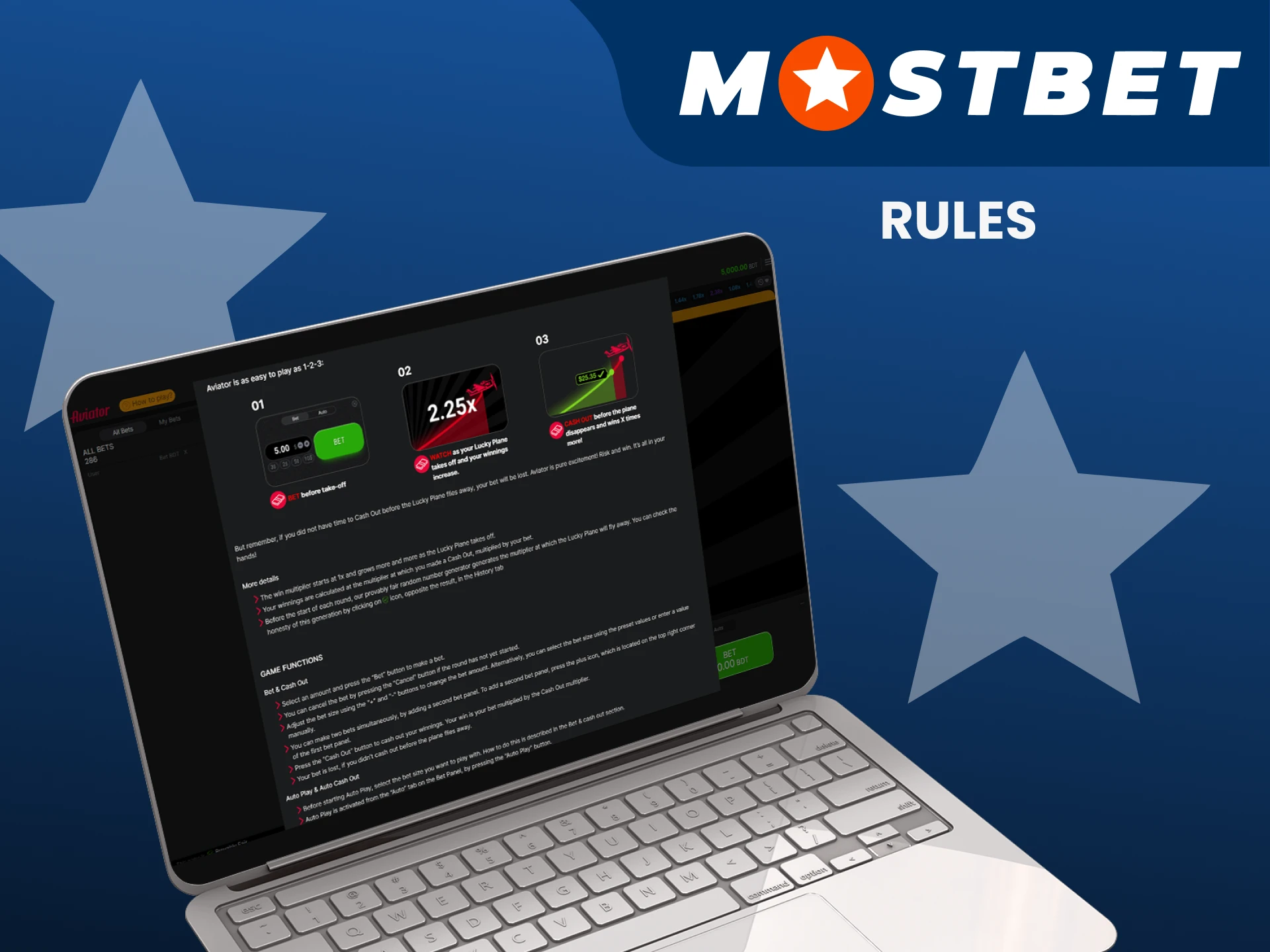 Learn the rules of the Aviator game from Mostbet.