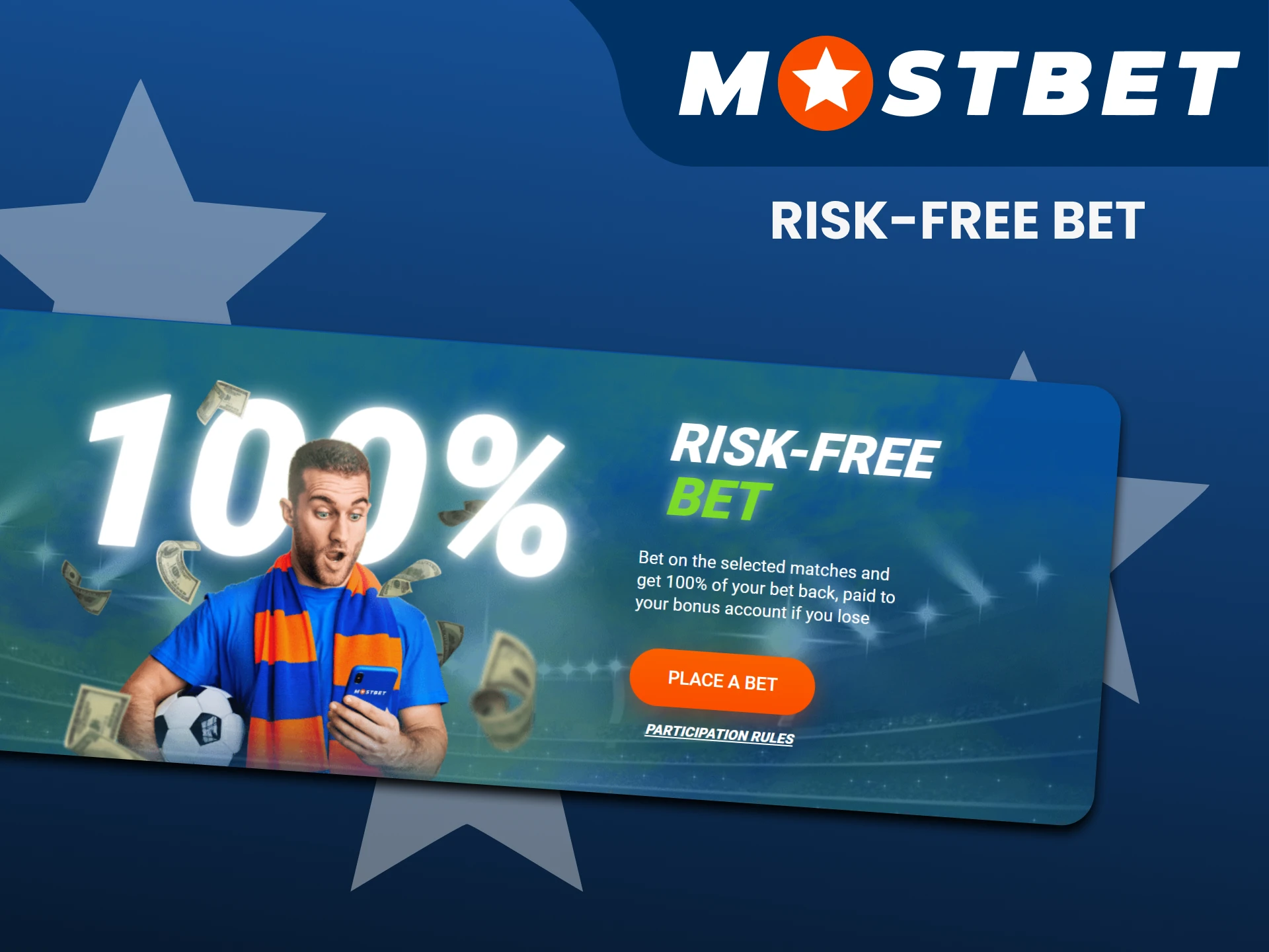 Get your betting bonus from Mostbet.