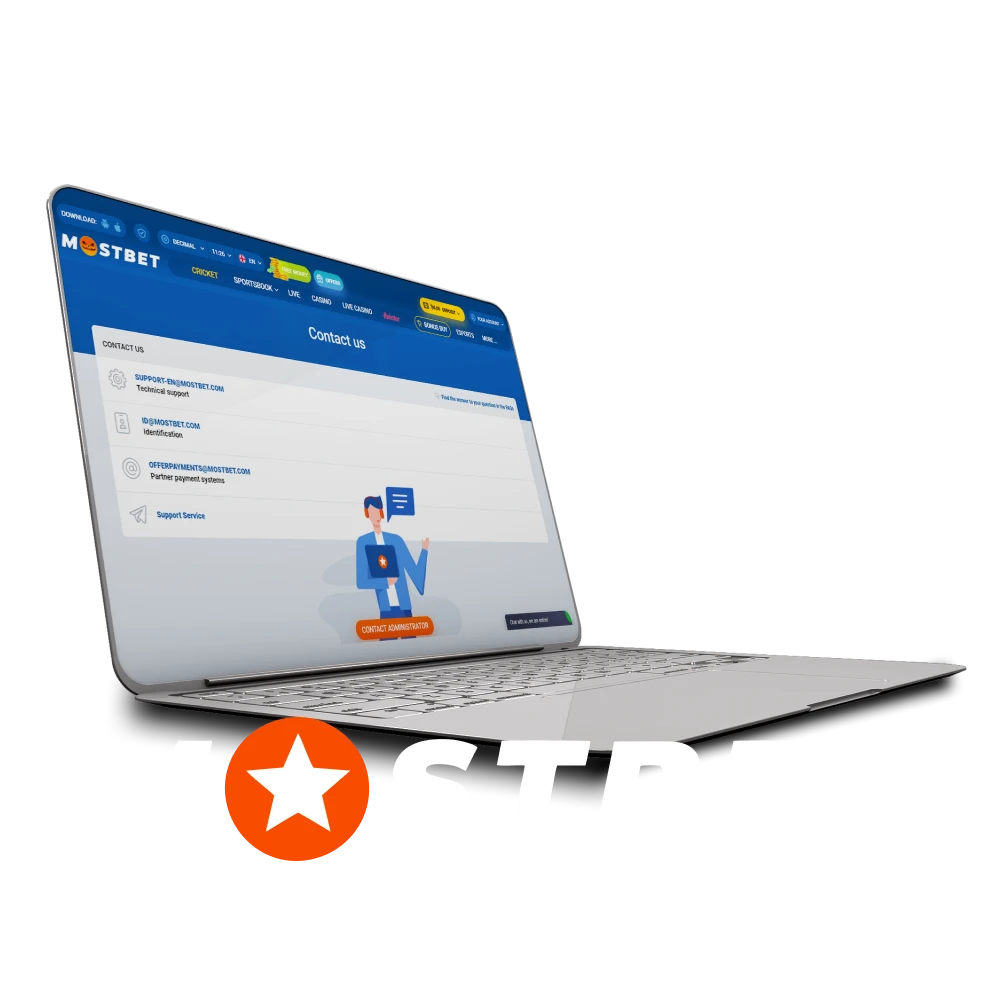 We will tell you how to contact the Mostbet team.