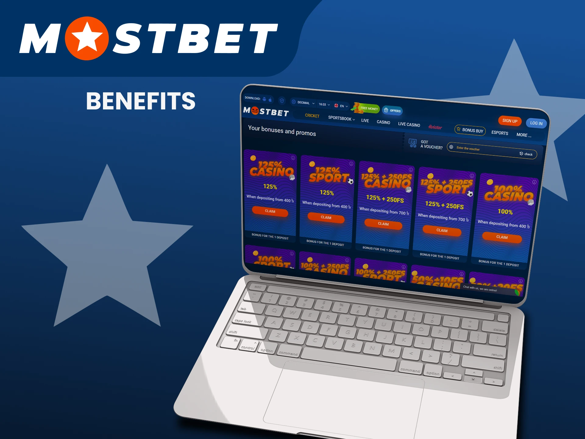 We will tell you about the advantages of the Mostbet website.