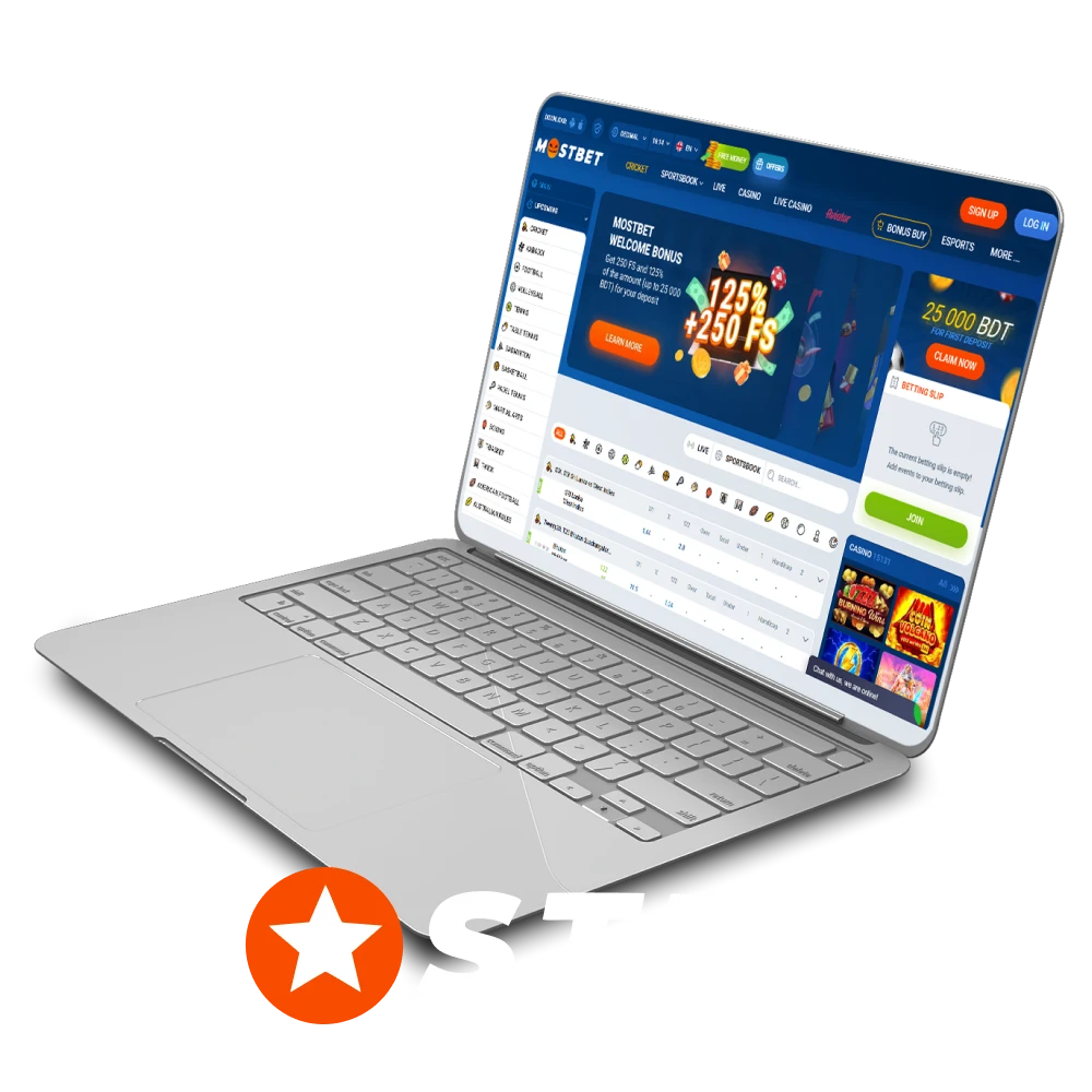 For bets and games, choose the Mostbet website.