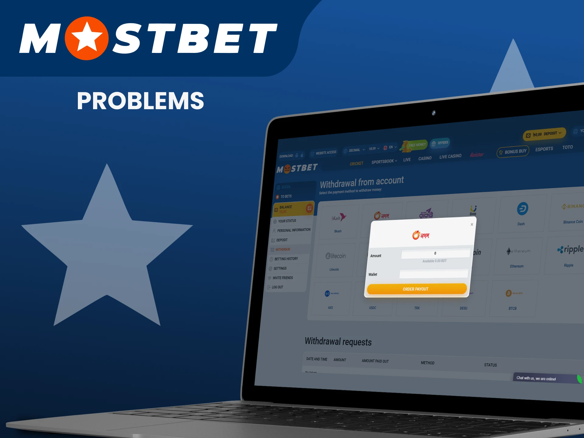 Avoid problems with withdrawals on Mostbet.