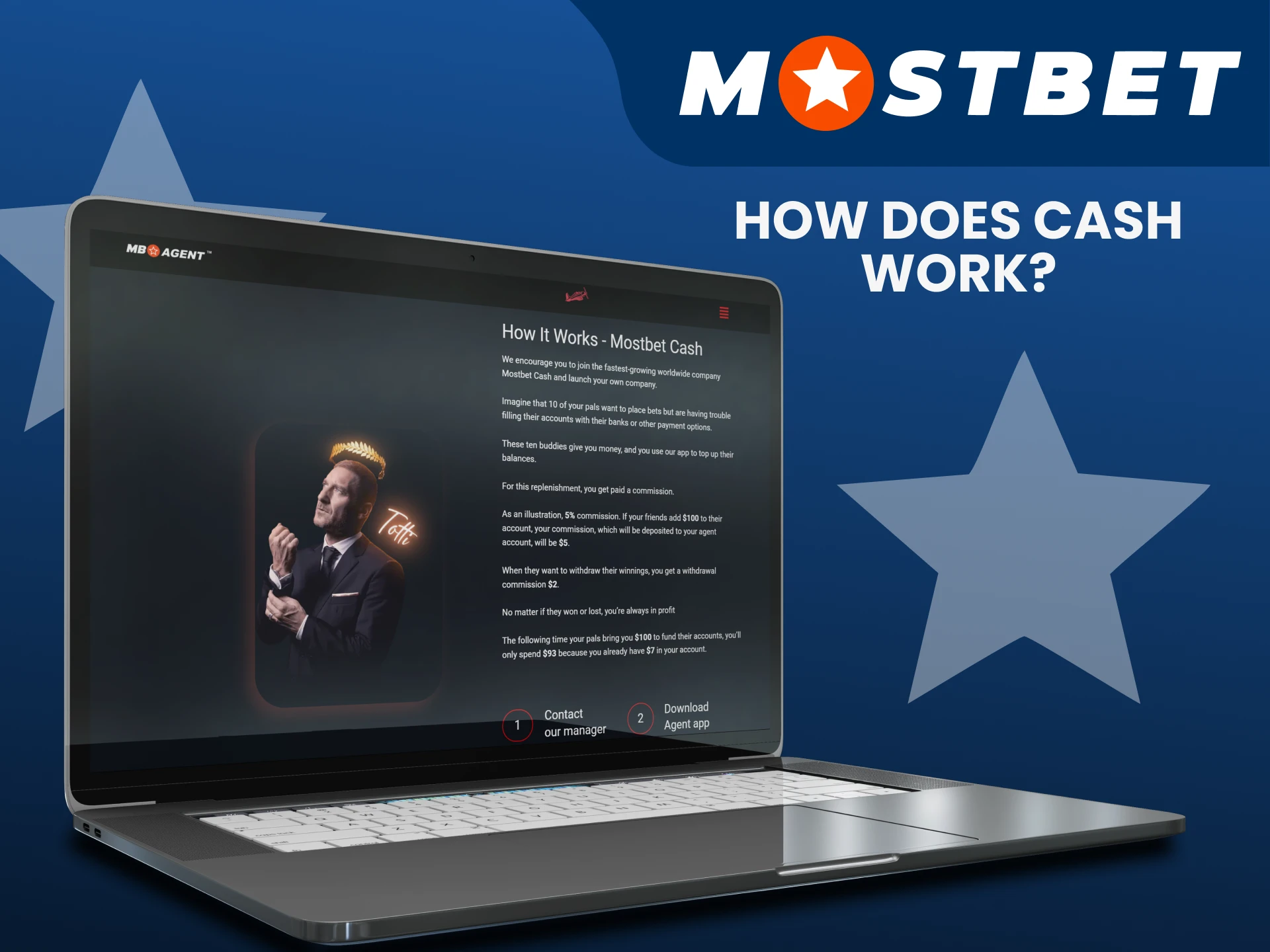 Learn how the Mostbet agent program works.