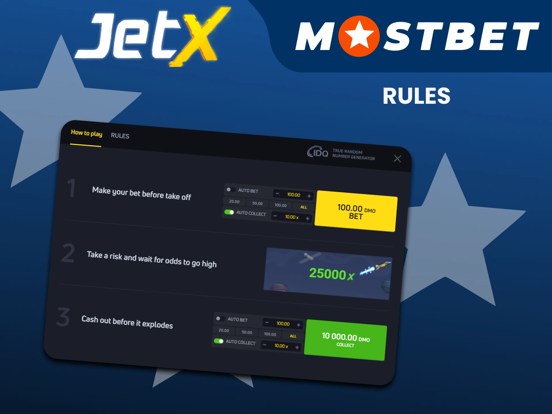 Learn the rules of the Jetx game on Mostbet.