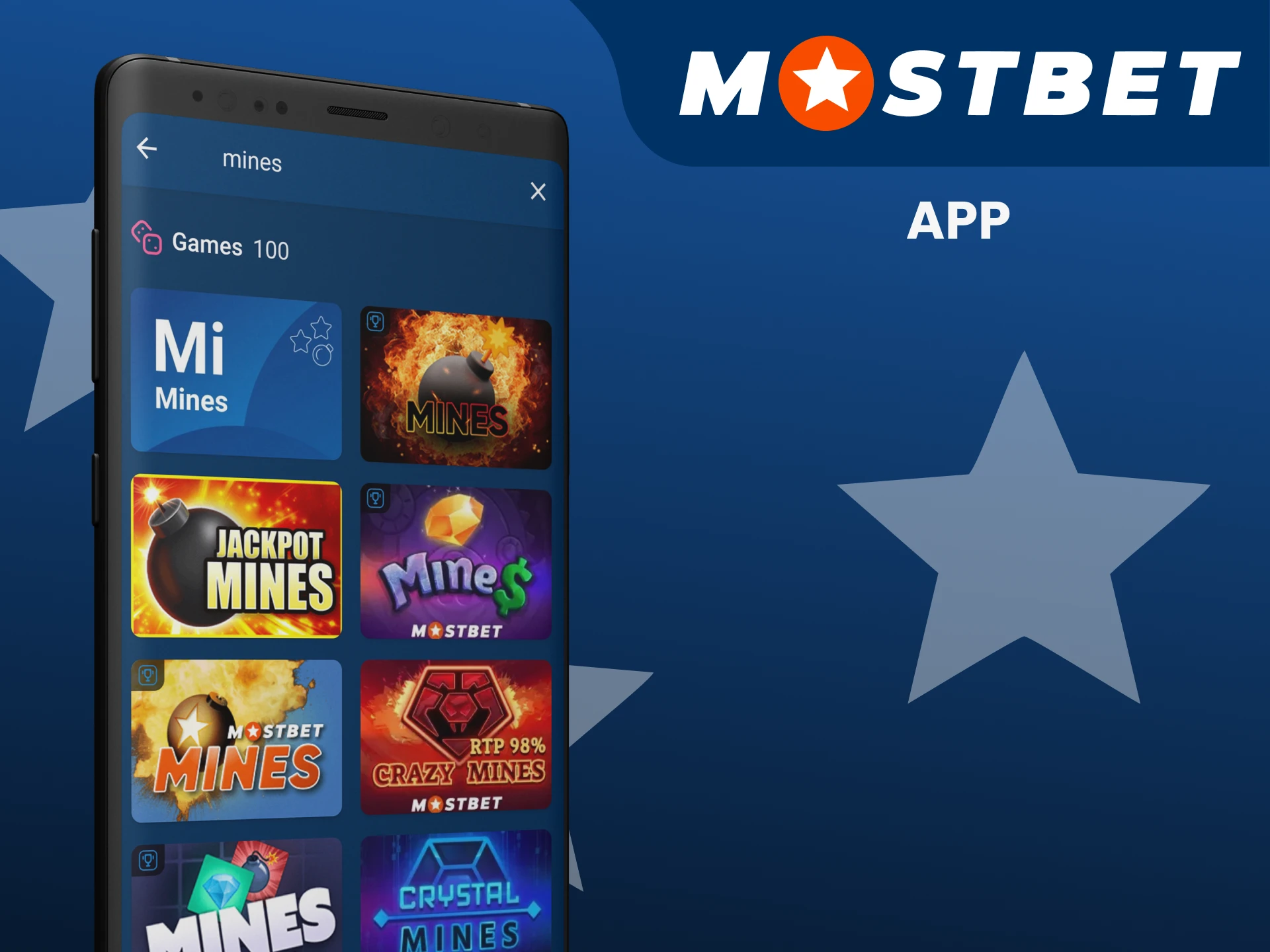 Play Mines via the Mostbet app.