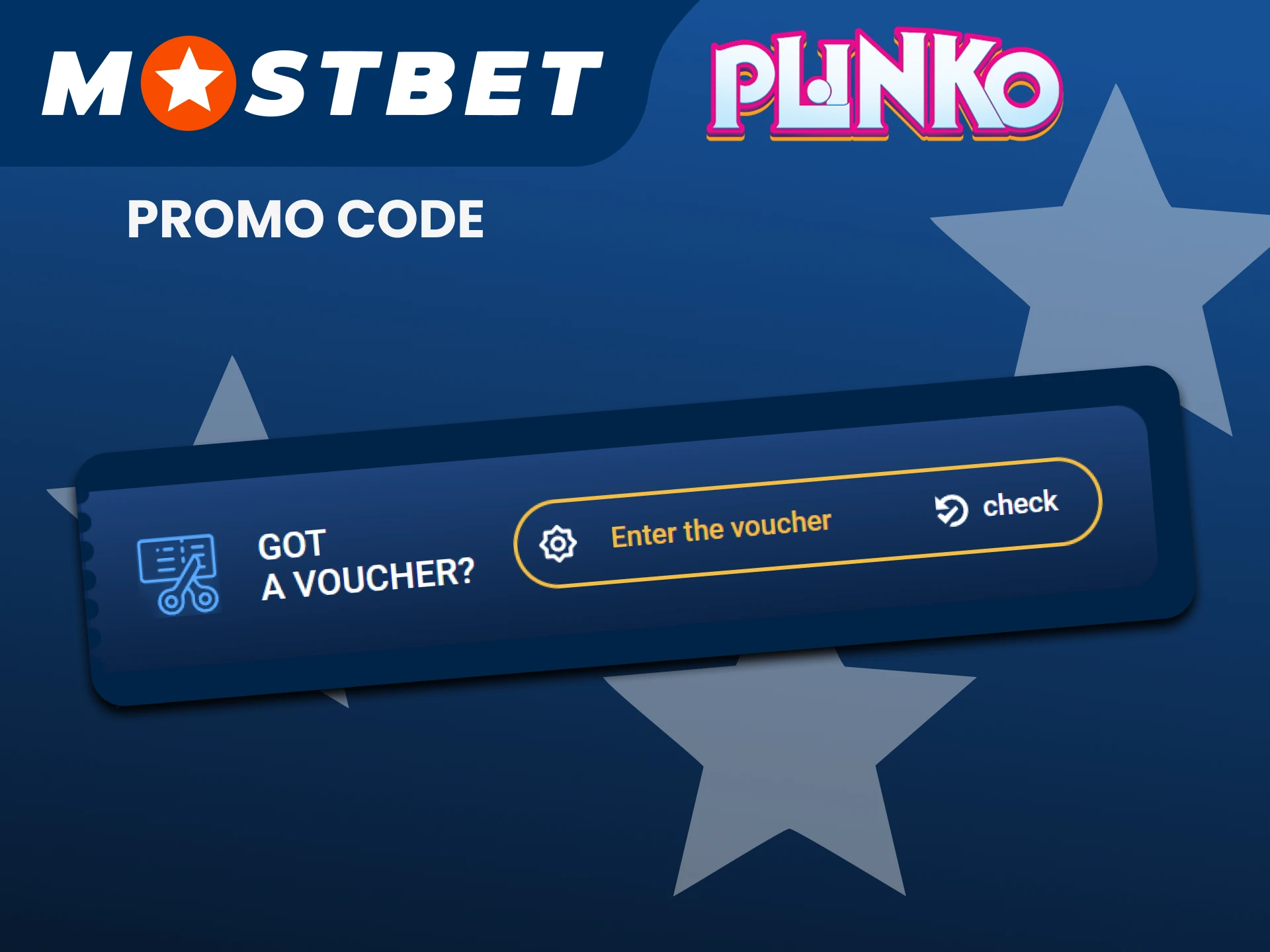 Get a bonus code for Plinko from Mostbet.