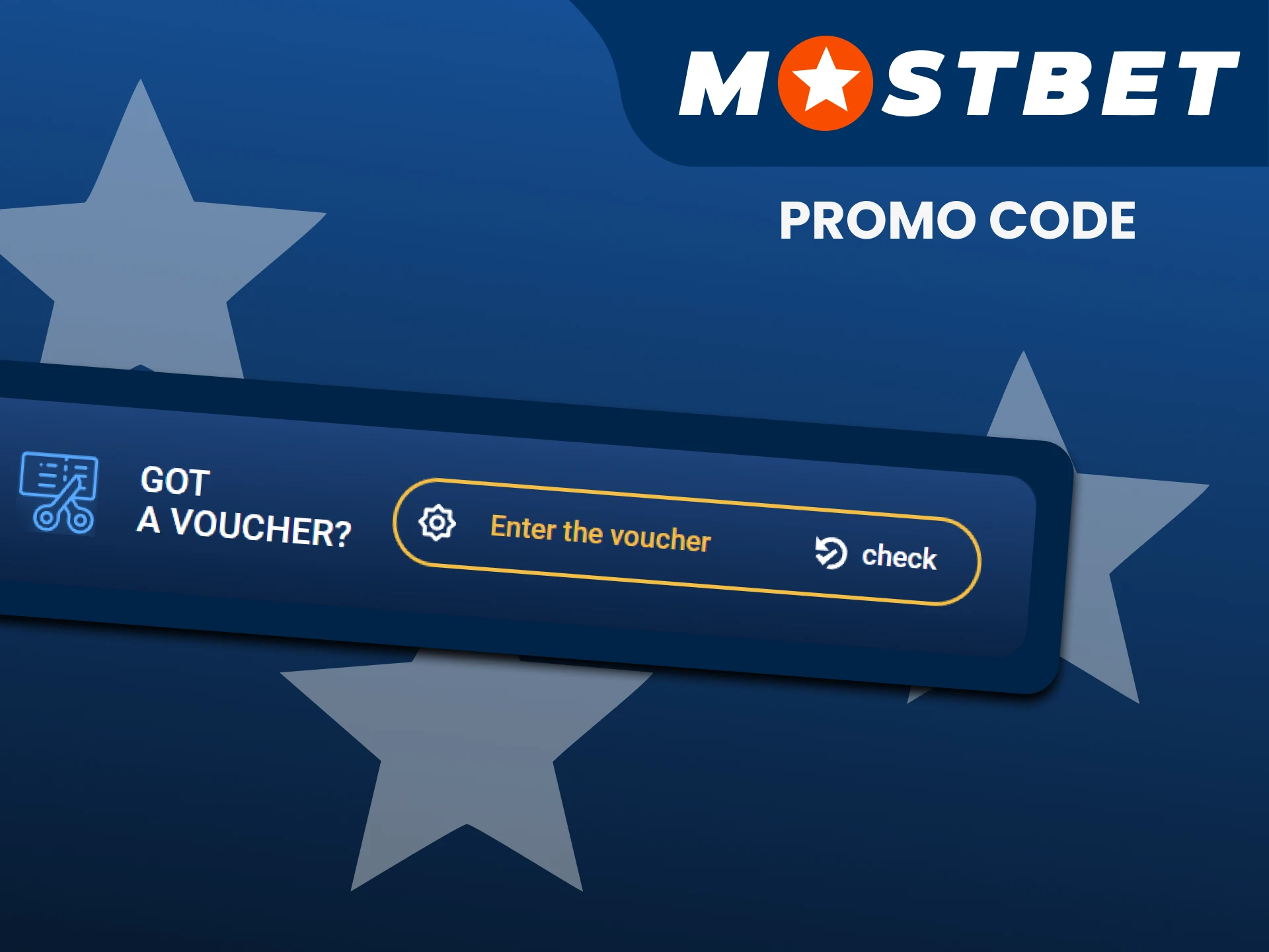 Mostbet gives a promo code for poker.